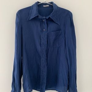 SOLD Miu Miu silk shirt size 4 clearance